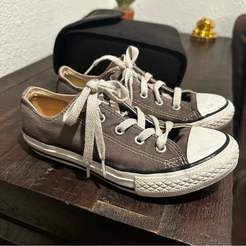 Classic Gray Kids Sneakers